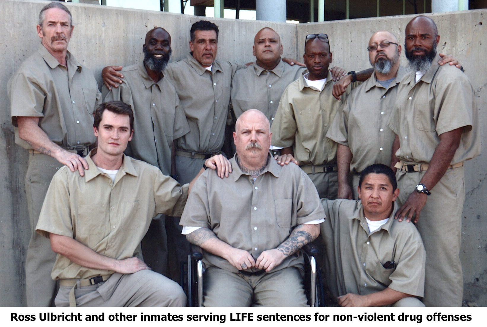 Ross Ulbricht & Other Inmates Serving Life Sentences — Prison Photo